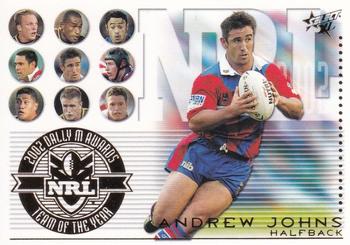 2003 Select XL - Team of the Year #TY5 Andrew Johns Front